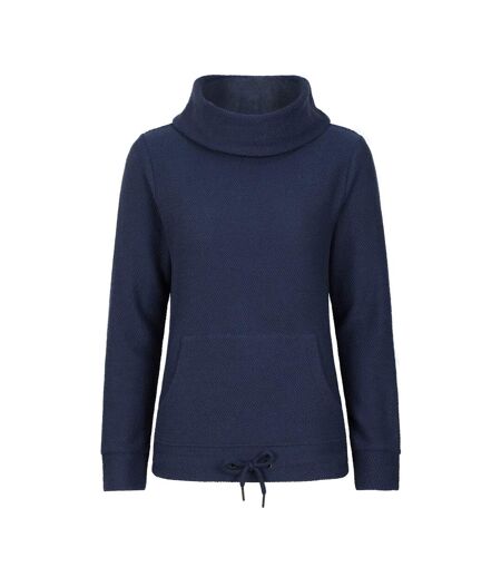 Womens/ladies cambridge cowl neck top navy Mountain Warehouse