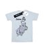 Disney Femme/Les femmes - T-shirt boyfriend en coton avec croquis de la pantoufle de Cendrillon (Blanc) - UTBI48977-1