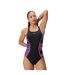 Maillot De Bain 1 Pièce Motif/style Imprimé Hyperbloom Splice Femme Anthracite Rose Imprimé Speedo-1