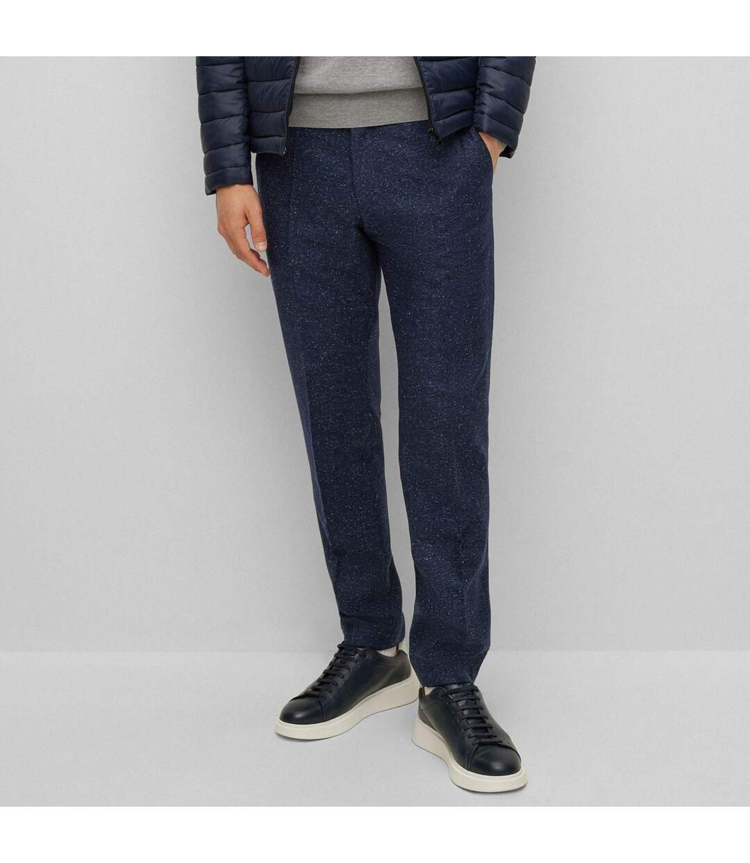 Pantalon H-genius Homme Bleu Foncé Boss-4