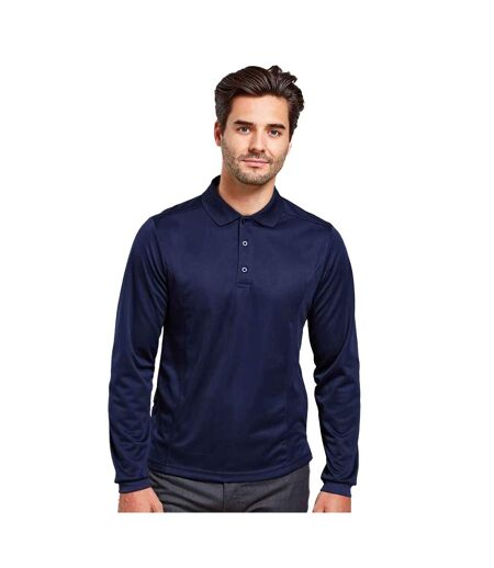 Polo coolchecker homme bleu marine Premier Premier