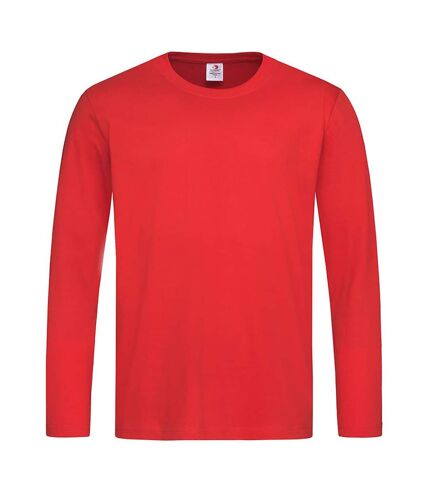 Stedman - T-shirt à manches longues classique - Homme (Rouge) - UTAB277