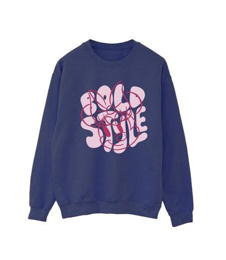 Disney Sweatshirt Minnie Mouse Bold Style - Femmes/Dames (Bleu marine) - UTBI28747