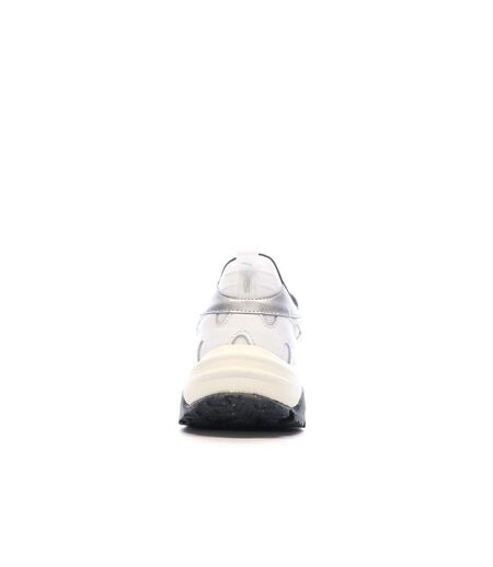 Baskets blanches mixte puma rs-trck metallic