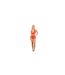 Womens/ladies Wrap Front Bikini Top Red Brave Soul-1