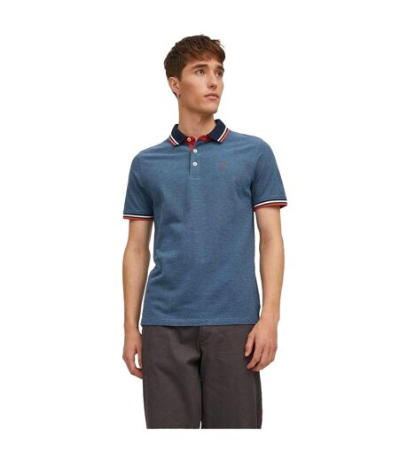 Polo Manches Courtes Homme Bleu Ciel Jack And Jones