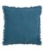 Housse de coussin gracie 45 cm x 45 cm bleu foncé Furn Furn