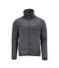 Mens Customised Striped Fleece Jacket Stone Grey Mascot-1