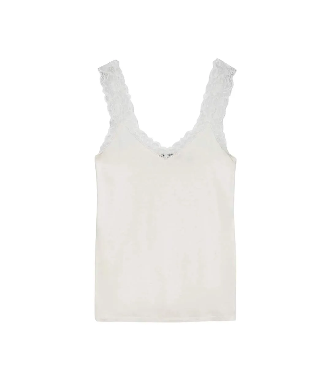 Womens/ladies Rosa Sleeveless Camisole Snow White Vero Moda-2