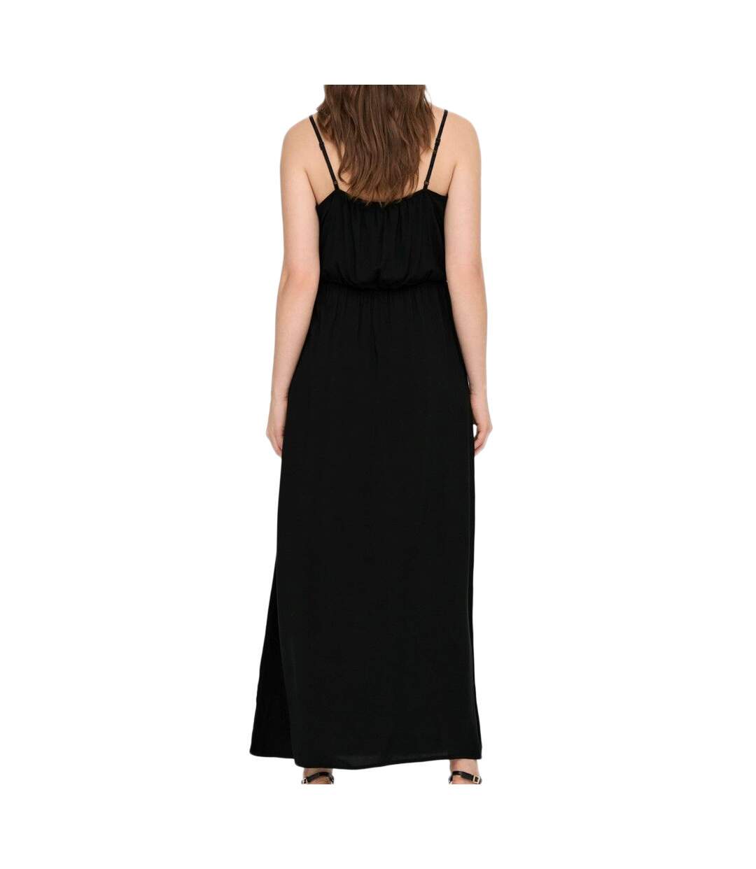 Robe Longue Noir Femme Only Nova-2