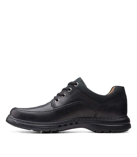 Chaussures en cuir un brawley lace homme noir Clarks