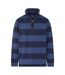 Sweat Motif/style Rayé Homme Bleu Denim Lazy Jacks-2