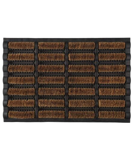 Paillasson Grattoir Adrian 40x60cm Marron & Noir