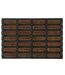 Paillasson Grattoir Adrian 40x60cm Marron & Noir-1