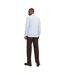 Mens Parker Cuffed Long-sleeved Formal Shirt Chambray Blue Jack And Jones-3