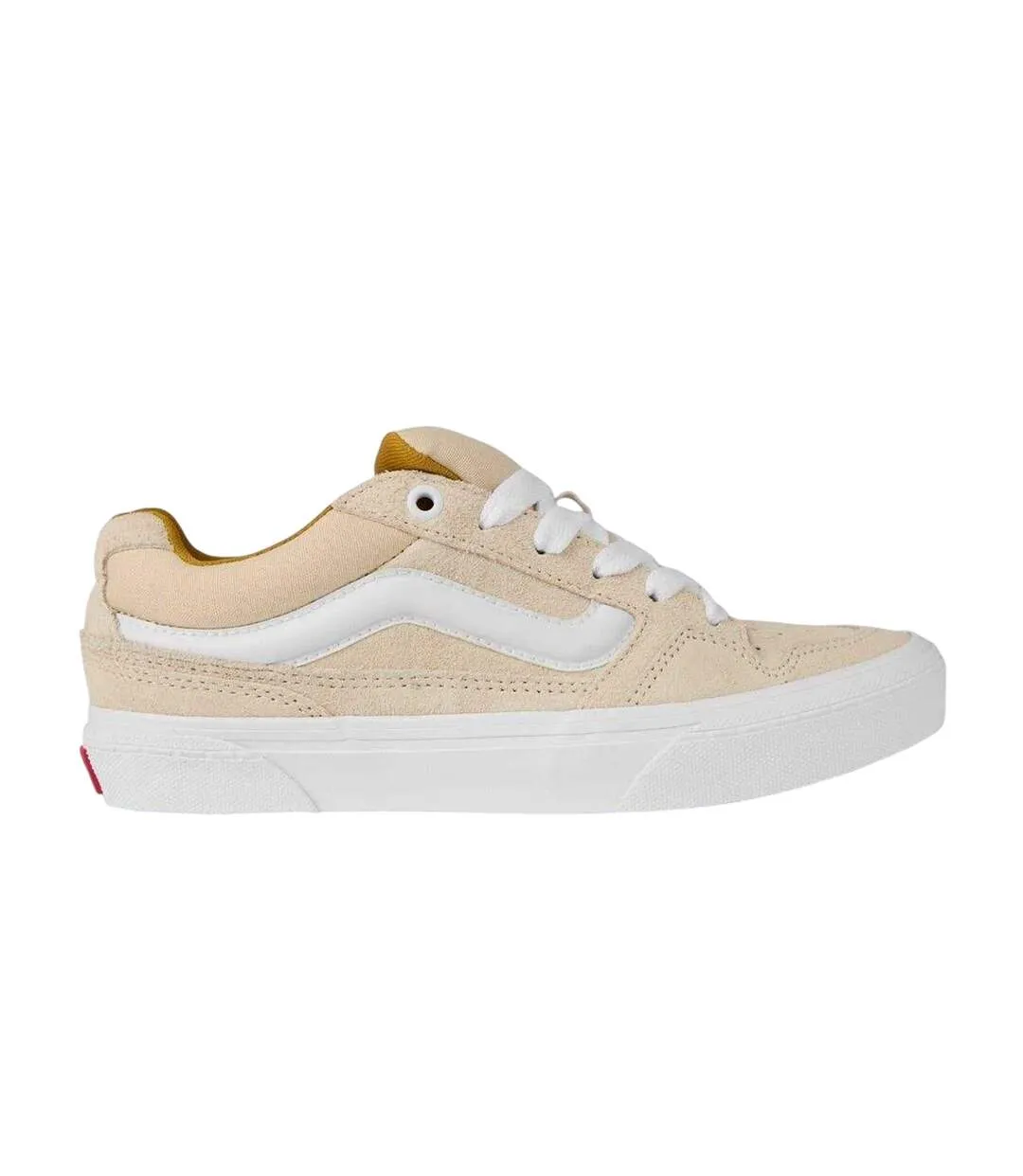 Chaussures À Roulettes Caldrone Femme Beige Clair Crème Vans-1