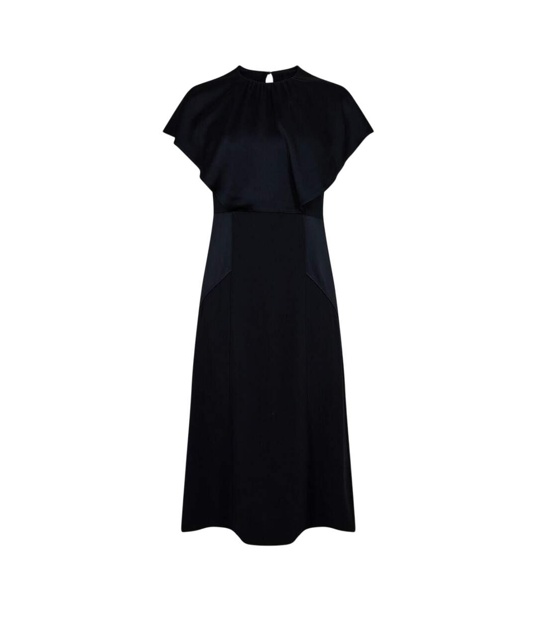 Robe Mi-longue Femme Noir Boss-2