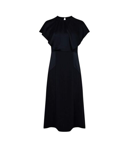 Robe Mi-longue Femme Noir Boss