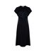 Robe Mi-longue Femme Noir Boss-2