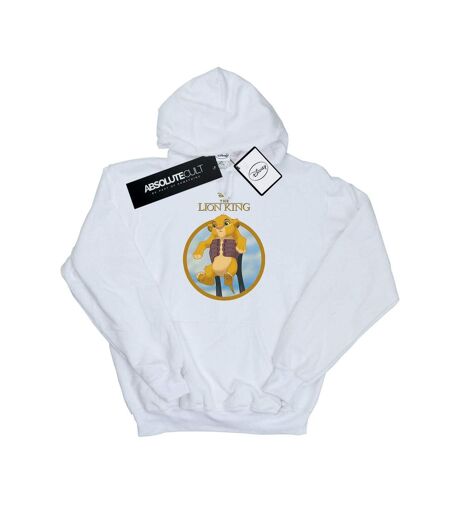 Disney - Sweat à capuche THE LION KING SHOW SIMBA - Femme (Blanc) - UTBI9420
