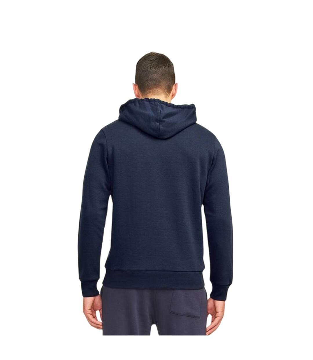 Mens Logo Regular Hoodie Navy JJ Rebel-3