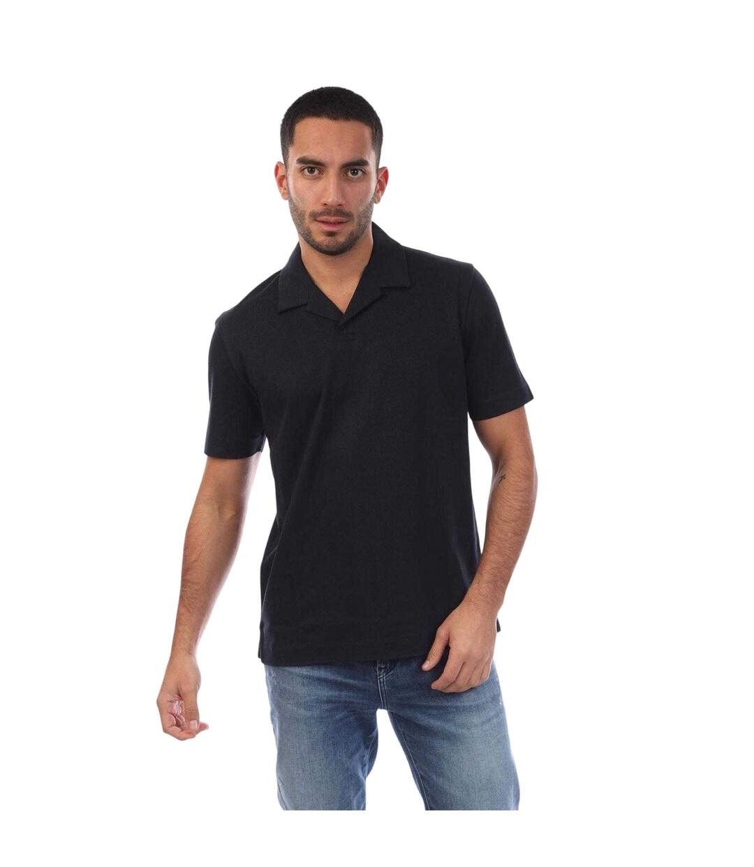 Polo Manches Courtes H-pye Homme Bleu Boss-2