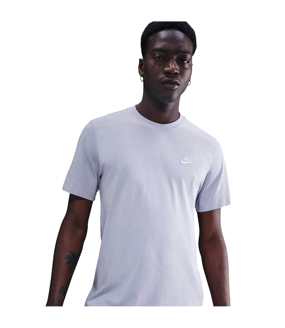 T-shirt Club Homme Blanc Blanc Nike-3