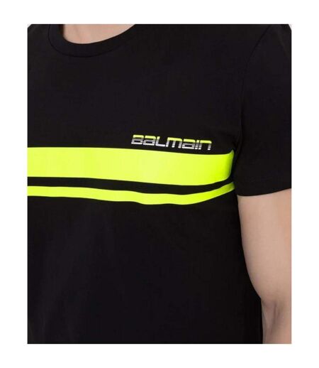 Mens Logo T-shirt Black Balmain