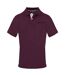 Mens Collared Short-sleeved Polo Shirt Red Aquascutum-1