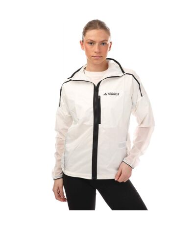 Veste imperméable terrex trail femme blanc Adidas