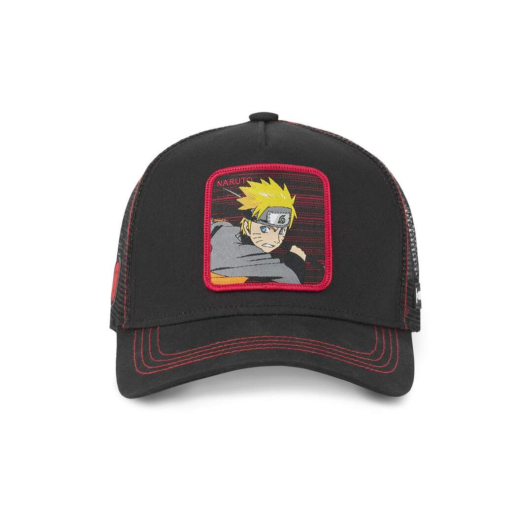 Casquette Capslab Naruto Noir Bordure Rouge Capslab-2