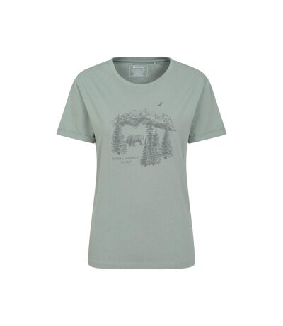 T-shirt femme vert kaki Mountain Warehouse