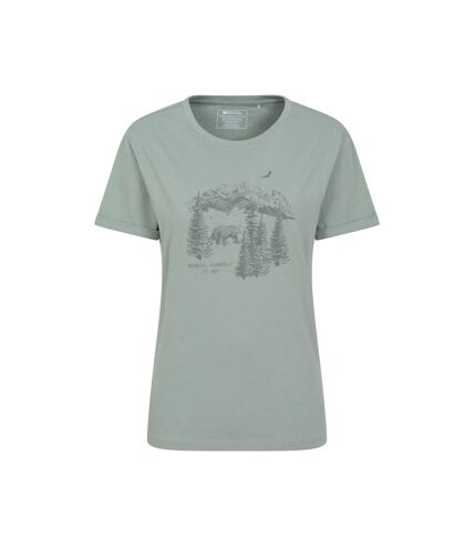 T-shirt femme vert kaki Mountain Warehouse