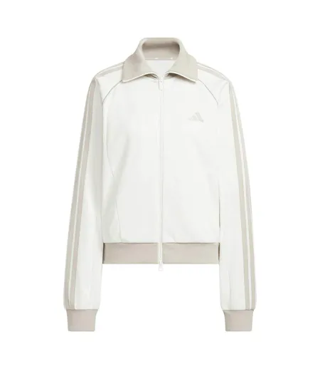 Mens Relaxed Fit Track Top Off White Adidas