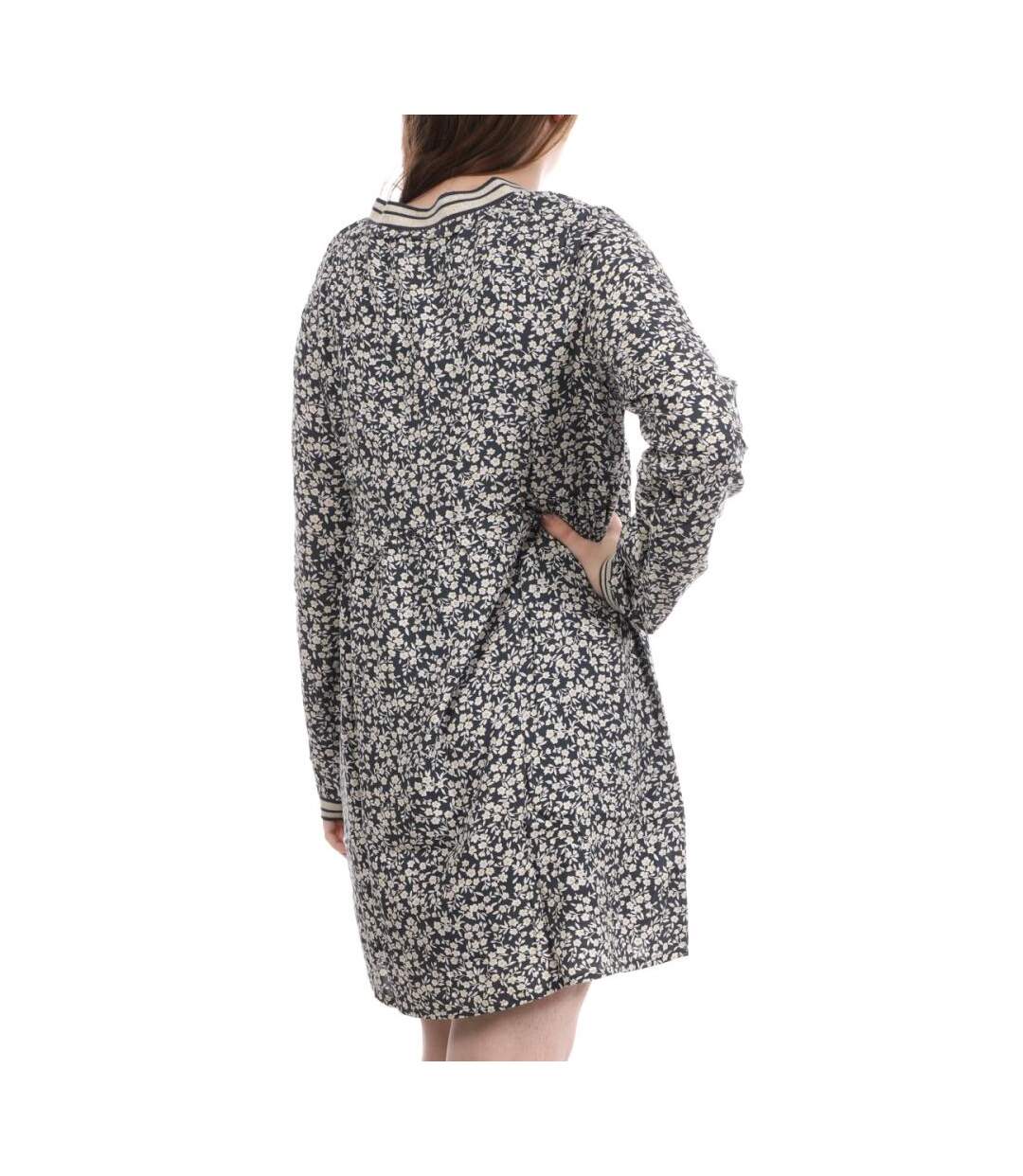 Robe Bleu à fleurs Femme Les Tropéziennes Melanotte - L-2