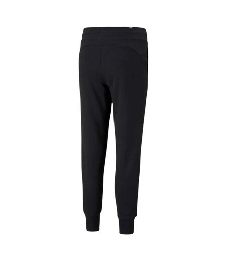 Womens/ladies Essential Jogging Bottoms Black Puma