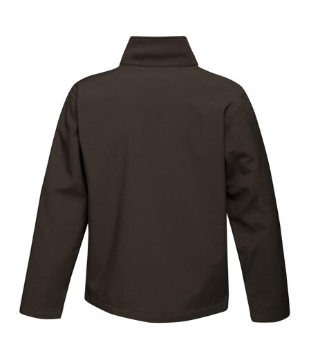 Regatta Standout Mens Ablaze Printable Soft Shell Jacket (Black/Classic Red)