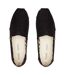 Unisex Adult Alpargata Canvas Shoes Black White Toms-3
