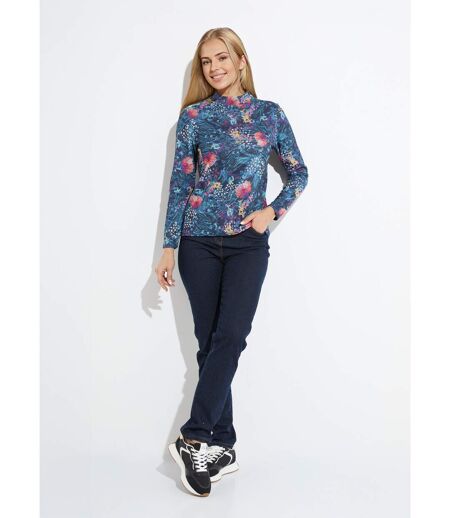 Sous-pull chaud court col montant