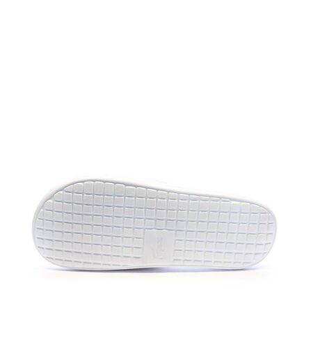 Claquettes Blanches Homme Lacoste Serve - 39.5