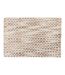 Tapis de Bain Tressé en Coton Dégradé 50x75cm Taupe-1