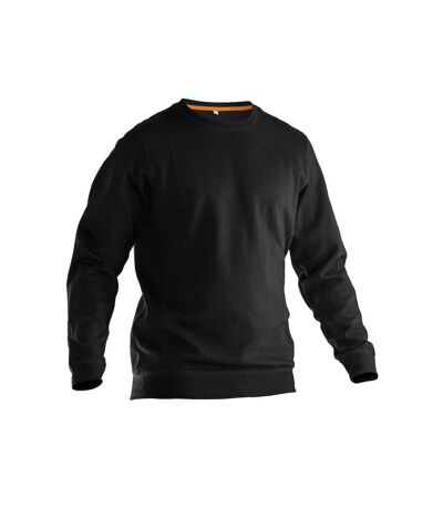 Jobman Mens Two Tone Sweatshirt (Black)