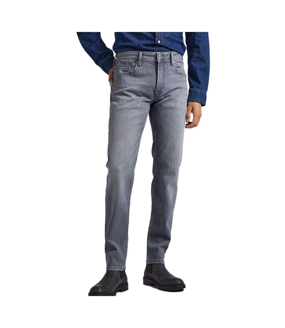 Jean regular gris homme pepe jeans pm206323ug44-1