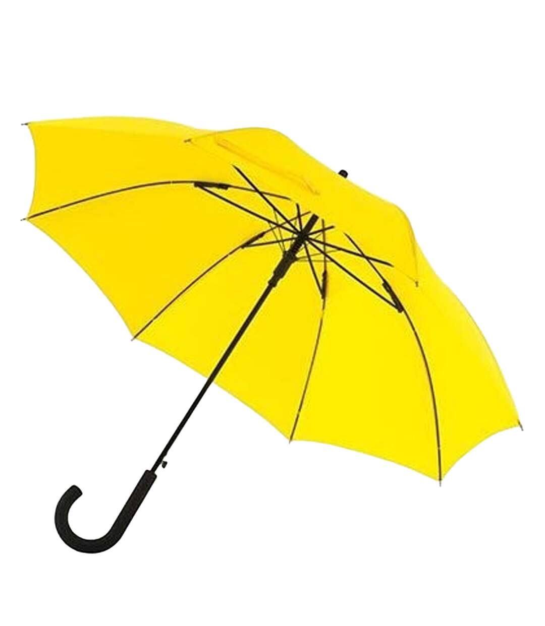 Parapluie Droit Motif/style Coupe-vent 86 Cm X 103 Cm Jaune L-Merch-1