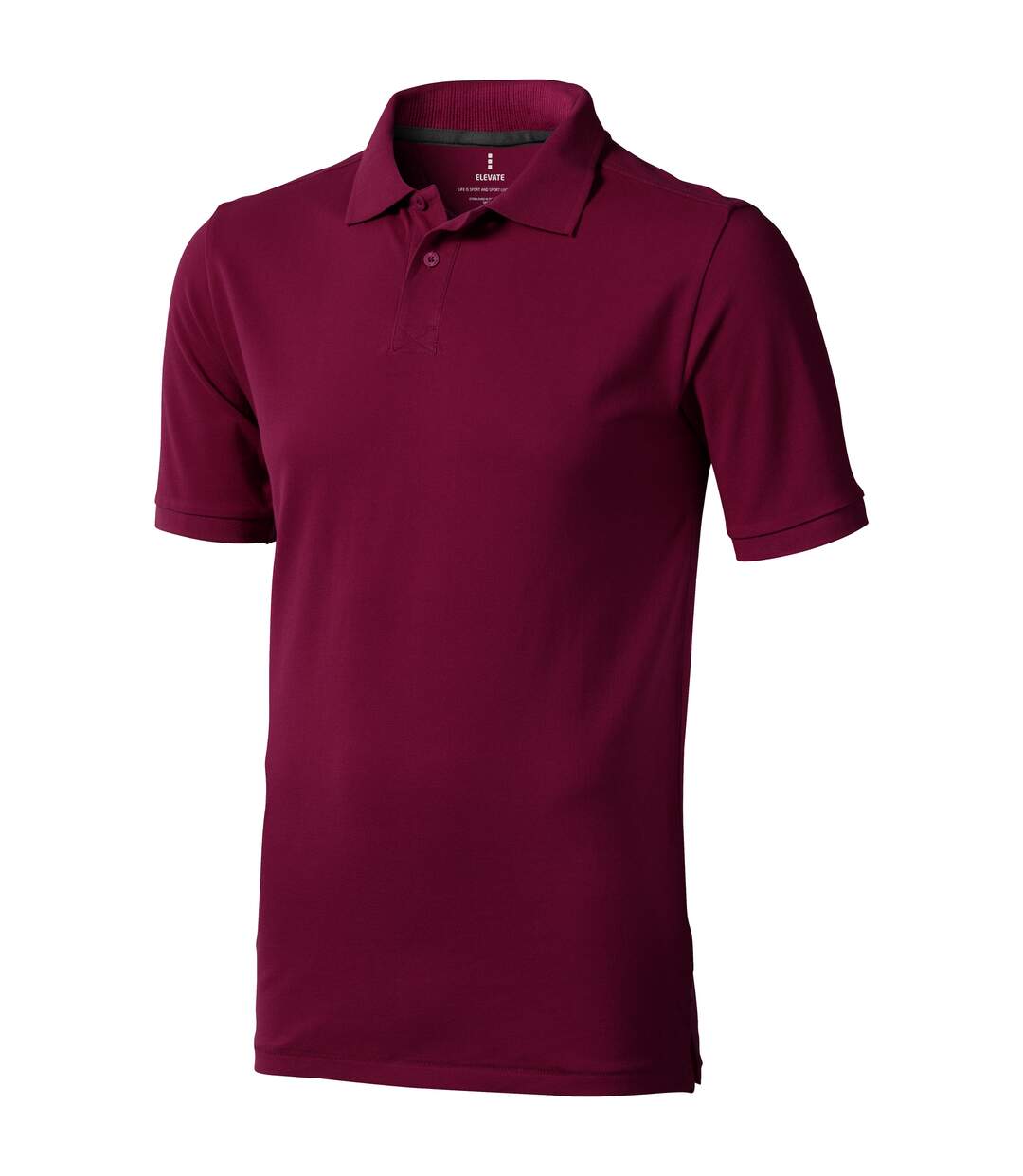 Elevate Mens Calgary Short Sleeve Polo (Burgundy) - UTPF1816-1