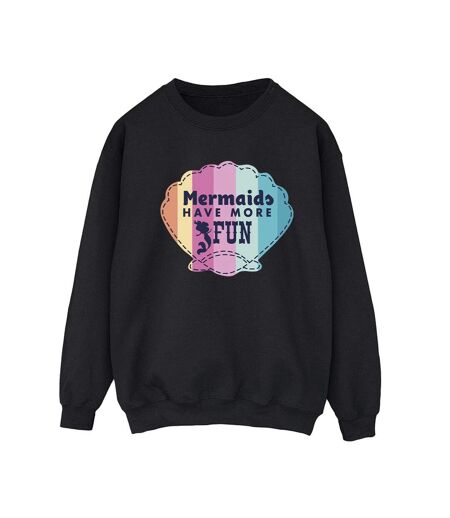 Disney - Sweat THE LITTLE MERMAID FUN - Femme (Noir) - UTBI23396