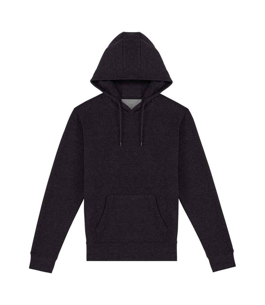 Unisex adult recycled hoodie anthracite heather Native Spirit-1