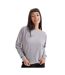 Skinni Fit Womens/Ladies Slounge Heather Sweatshirt (Gray)