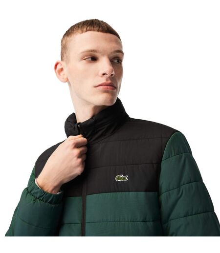 Doudoune matelassée homme noir / vert Lacoste