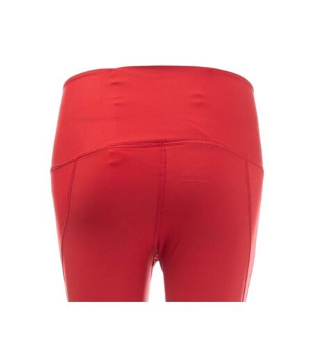 Womens/ladies Skyscraper Running Leggings Red Skins